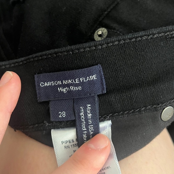 Veronica beard Carson ankle flare high rise jean - Picture 5 of 6